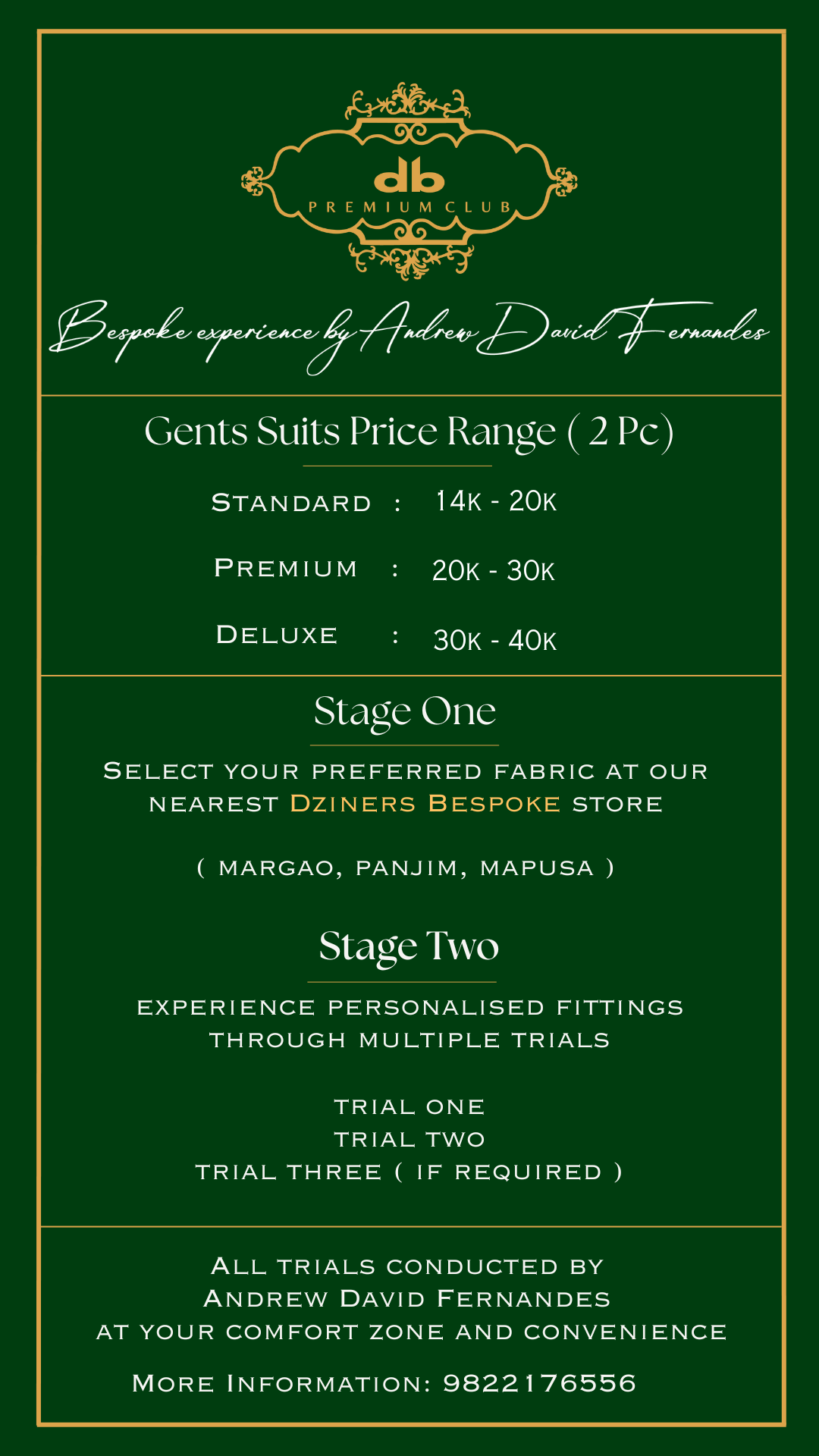 D'ziners Bespoke Tailors Goa