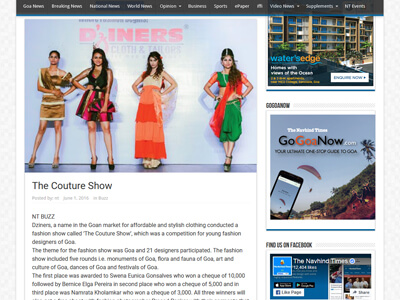 The Couture Show 2016 (Navhind BUZZ)